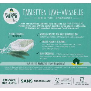 MAISON VERTE BIO таблетки за съдомиялна 30 бр