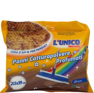 Unico Propolis сухи арометни кърпи за ПАРКЕТ, мебели и др. с восък 22 бр - 20,5 х 39 см