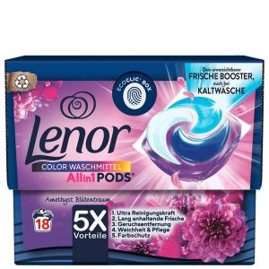 Lenor капсули 18 бр. картон кутия Ametist - цветно