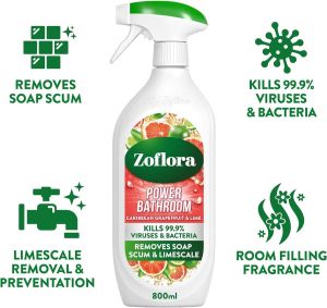 Zoflora спрей за почистване и дезинфекция на баня 800 мл / Грейпфрут