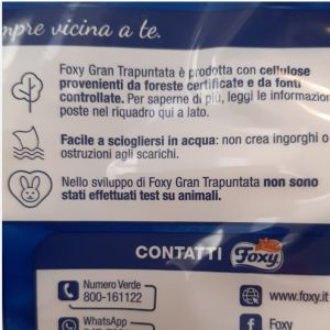 FOXY TRAPUNTATA тоалетна хартия 4 ролки, 4 пласта