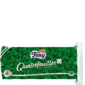 FOXY Quatrefeuilles тоалетна хартия 10 ролки, 4 пласта