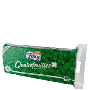 FOXY Quatrefeuilles тоалетна хартия 10 ролки, 4 пласта