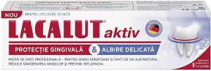 Lacalut паста за зъби 75 мл. - за венци и избелване