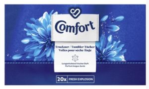 Comfort ароматизиращи кърпички за сушилня - 20 броя