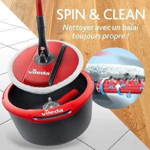 Vileda Spin & Clean комплект за почистване на под, с чупещ се диск