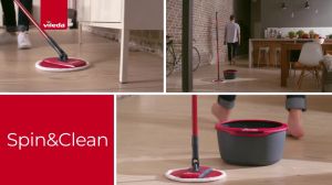 Vileda Spin & Clean комплект за почистване на под, с чупещ се диск