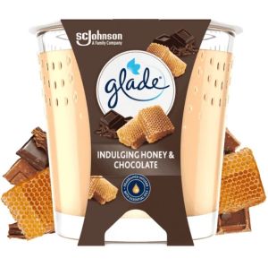 Glade Moments ароматна свещ 129 г. - Мед и шоколад
