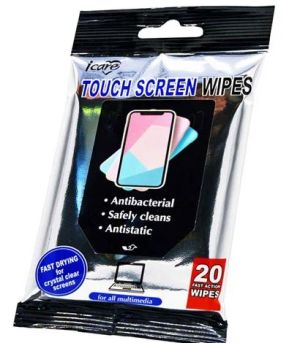 I care мокри кърпи 20 бр за Touch screen