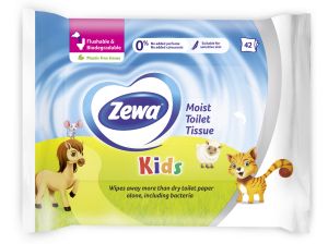 Влажна тоалетна хартия ZEWA Kids 42 бр.