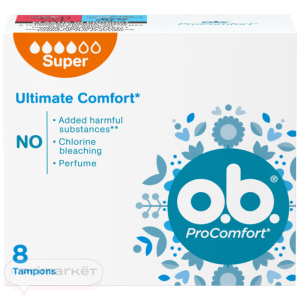 OB тампони 8 бр. - Super - 4 капки