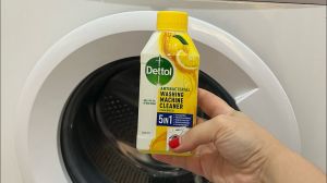 DETTOL 5 в 1 препарат за почистване на перални машини 250 мл - Лимон 
