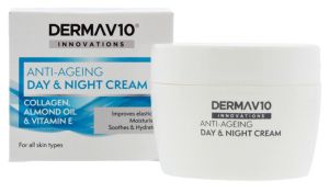 DERMA V10 Anti Ageing крем против бръчки 2 в 1 50 мл
