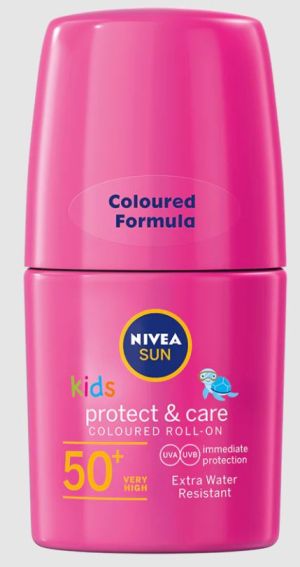 NIVEA слънцезащитен рол-он за ДЕЦА SPF50 +/ 50 мл