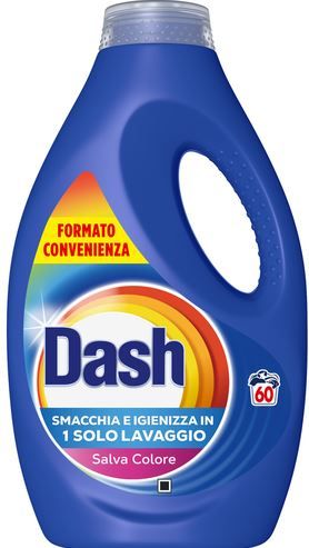 Dash течен перилен препарат 2,7 л / 60 пр - цветно