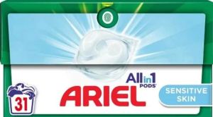 Ariel All-in-1 PODS SENSITIVE Капсули за пране 31 бр