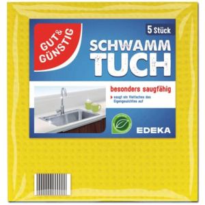 EDEKA Швамтух попивателни кърпи -  5 бр.