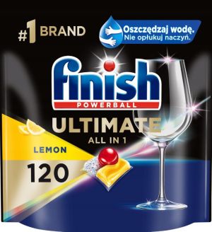 Finish ALL in 1 ULTIMATE таблетки съдомиална кутия 120 бр. Лимон