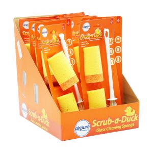 Scrub-a-Duck гъба с дръжка + 1 резервна гъба