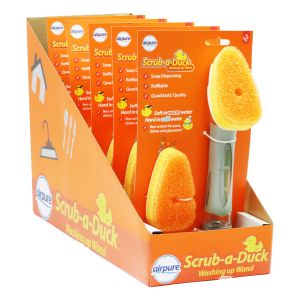 Scrub-a-Duck - гъба  с диспенсър за съдове + 1 резерва