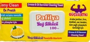 PAFILYA обезмасляващи мокри кърпи  100 броя 