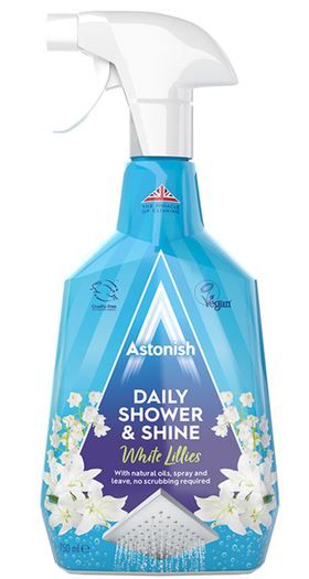 Astonish спрей за баня и душ кабини 750 мл - Бяла лилия