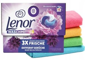 Lenor Pods Amethyst капсули за цветно пране 15 бр. картон кутия Ametist - цветно
