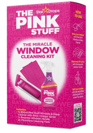 Star Drops Pink комплект за почистване прозорци