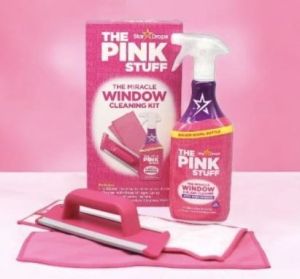Star Drops Pink комплект за почистване прозорци