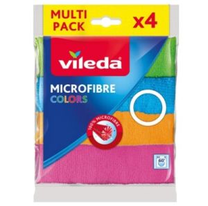 Vileda кърпа микрофибърна 4 броя в пакет