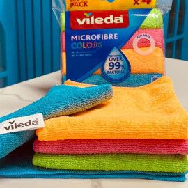 Vileda кърпа микрофибърна 4 броя в пакет