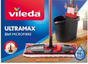 Vileda ULTARAMAX комплект за почистване моп и кофа 
