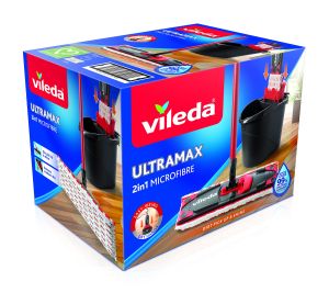 Vileda ULTARAMAX комплект за почистване моп и кофа 