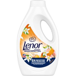 LENOR течен перилен препарат 1 л, 20 пранета Портокалов цвят и праскова