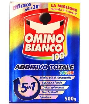 Omino Bianco за петна прах за цветно пране 500 грама