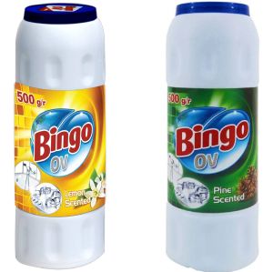 Bingo OV прах, абразивен почистващ препарат 500 гр, 1 брой
