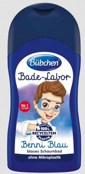 BUBCHEN Bad Labor цветна пяна за вана 50 мл - Benni Blue СИНЬО