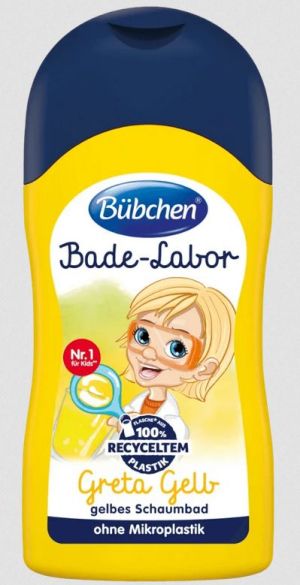 BUBCHEN Bad Labor цветна пяна за вана 50 мл - Greta Gell ЖЪЛТО 