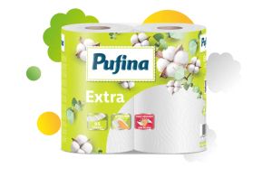 Кухненска хартия PUFINA Extra 2 ролки 
