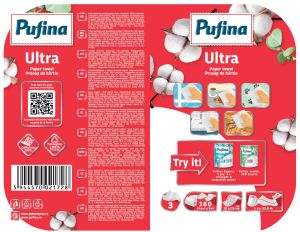 Кухненска хартия PUFINA Ultra 1 ролка 