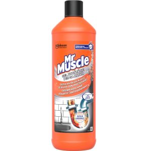 MR MUSCLE - гел за почистване на канали в кухня за упорити запушвания от мазнини