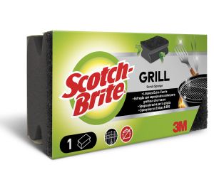  Scotch Bright гъба за почистване на грил и барбекю - 1 брой
