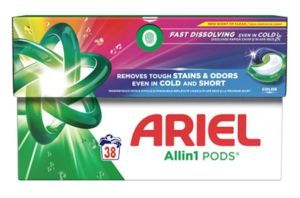  Ariel Color All in 1 PODS капсули за цветно пране - 38 броя