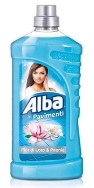  ALBA почистващ прапарат за под - 1 литър - Лотос и Божур