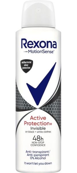 Rexona дезодорант спрей Active Protection + Invisible, 150 мл