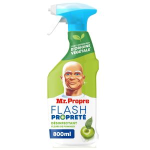 Mr. Proper универсален дезинфектант - Ябълка 800 мл