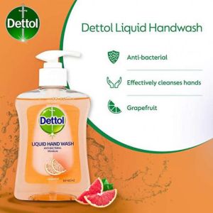 DETTOL антибактериален течен сапун - Грейпфрут - 250 мл 