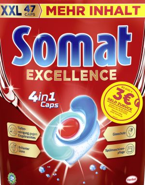 SOMAT 4 in 1 капсули за съдомиялна - 47 броя