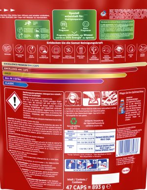 SOMAT 4 in 1 капсули за съдомиялна - 47 броя