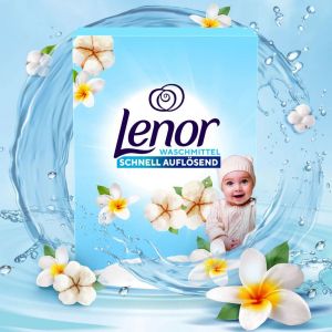 Lenor прах за пране 1,265кг / 23 пранета -Sensitive